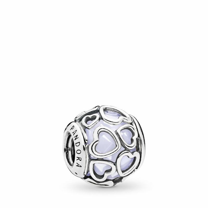 Pandora Encased in Love Charm Outlet NZ, Sterling Silver (068257-DBK)